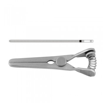 Glover Atrauma Bulldog Clamp Straight Stainless Steel, 11 cm - 4 1/4"
